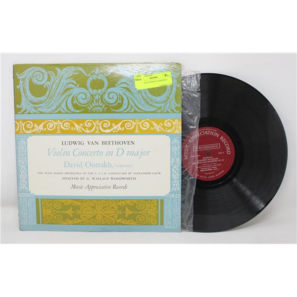 BEETHOVAN VIOLIN CONCERTO