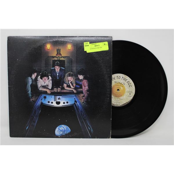 WINGS BACK TO THE EGG