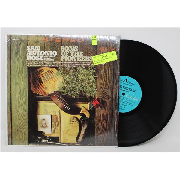 SONS OF THE PIONEERS SAN ANTONIO ROSE