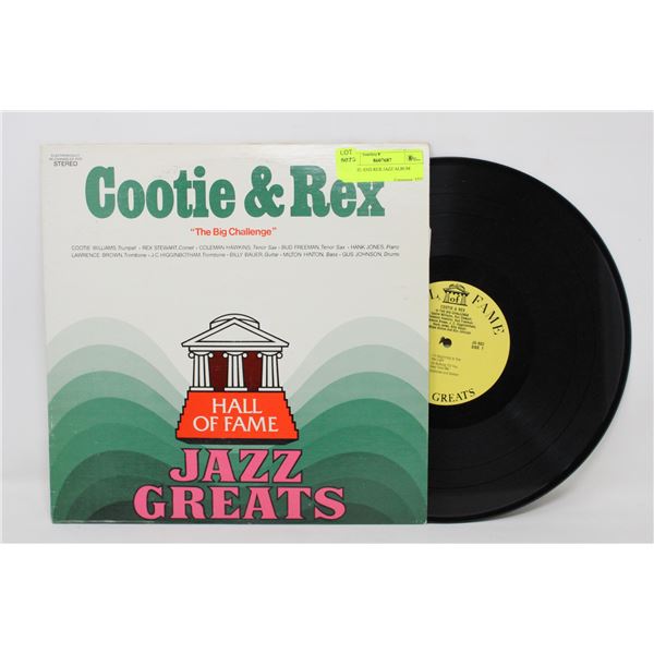 COOTIE AND REX JAZZ ALBUM
