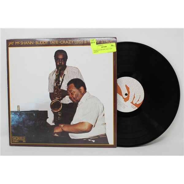 SACKVILLE BUDDY TATE JAZZ ALBUM