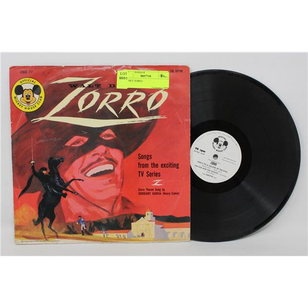 DISNEY ZORRO