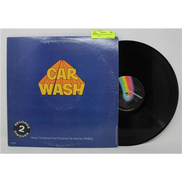 CAR WASH MOVIE SOUNDTRACK RECORD MCA