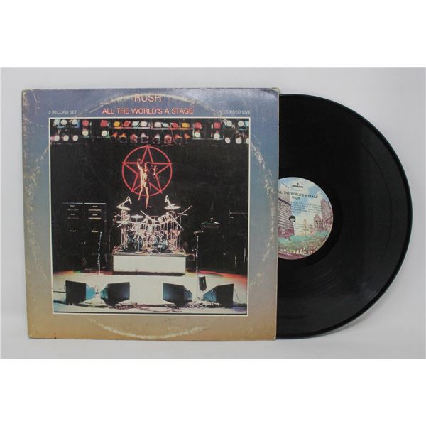 RUSH ALL THE WORLDS A STAGE RECORD SET