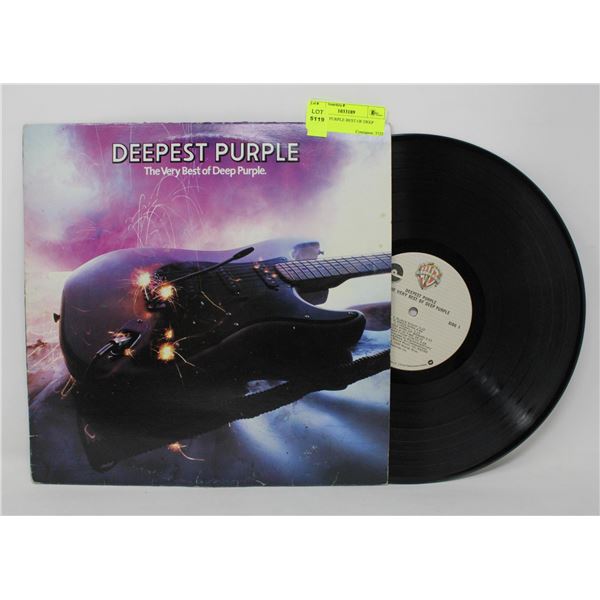 DEEPEST PURPLE BEST OF DEEP PURPLE
