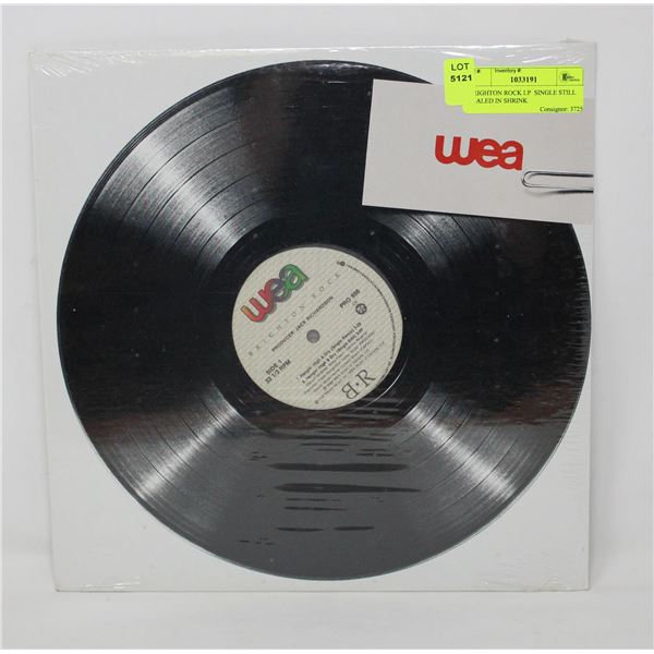 BRIGHTON ROCK LP  SINGLE STILL SEALED IN SHRINK