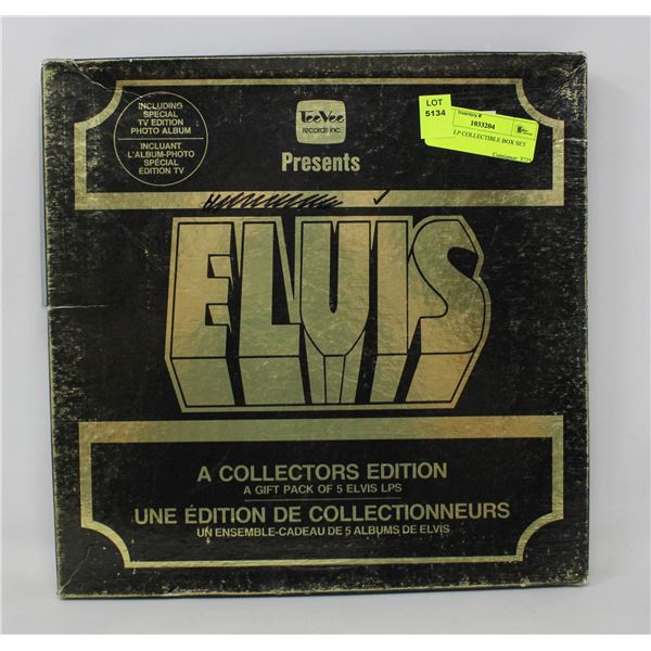 ELVIS 5 LP COLLECTIBLE BOX SET