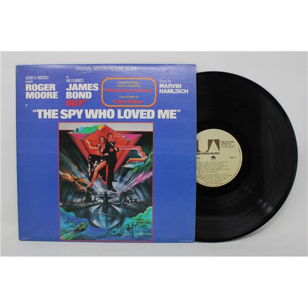 JAMES BOND SPY WHO LOVED ME SOUNDTRACK LP