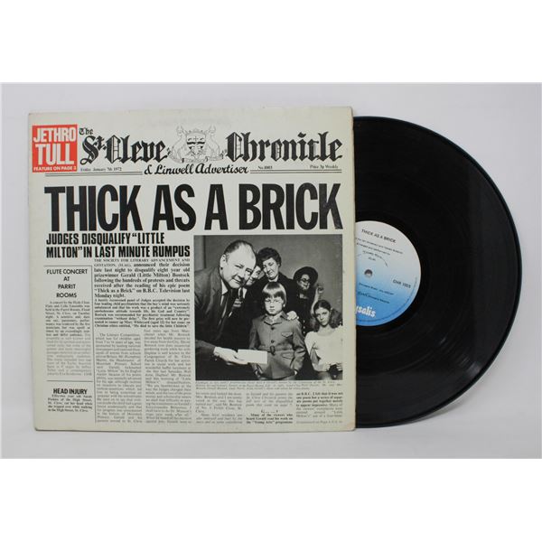 JETHRO TULL THICK AS A BRICK