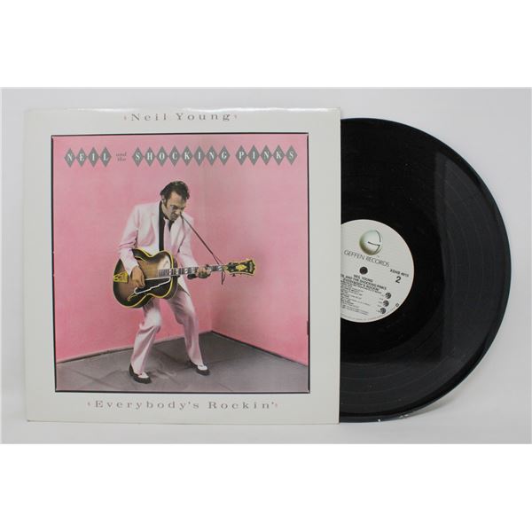 NEIL YOUNG EVERYBODYS ROCKIN LP