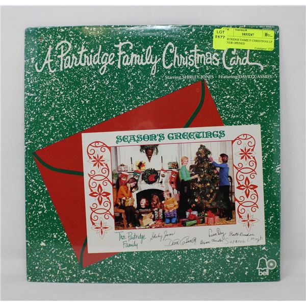 PARTRIDGE FAMILY CHRISTMAS LP NEVER OPENED
