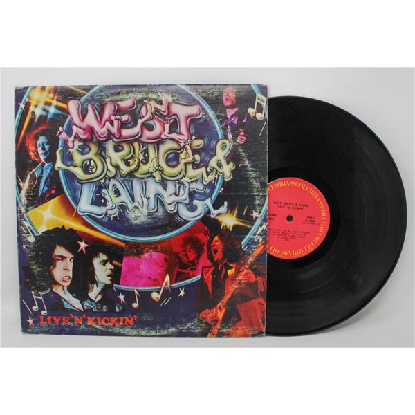 WEST BRUCE AND LAING LIVE N KICKIN