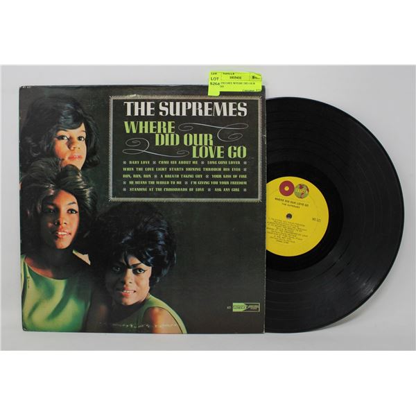 THE SUPREMES WHERE DID OUR LOVE GO