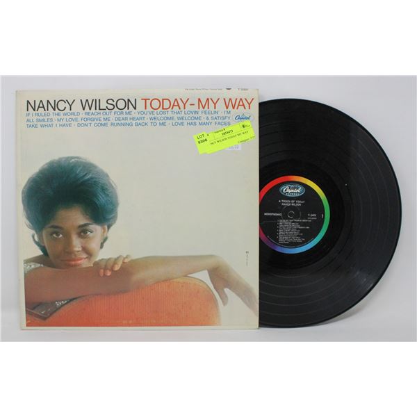 NANCY WILSON TODAY MY WAY