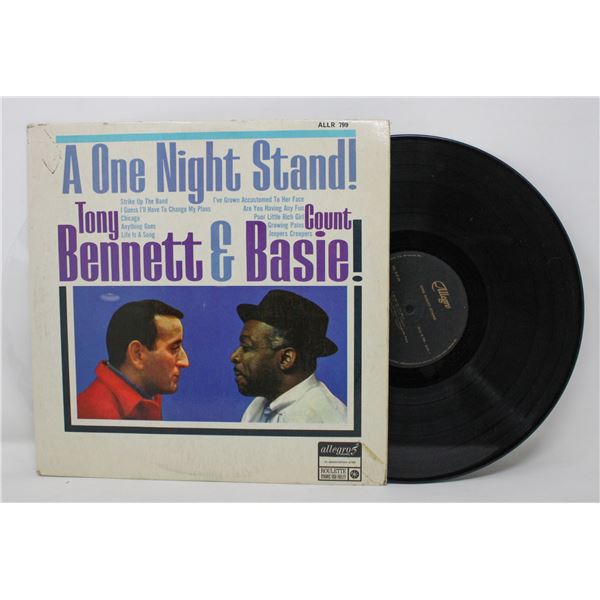 TONY BENNETT AND COUNT BASIE ONE NIGHT STAND