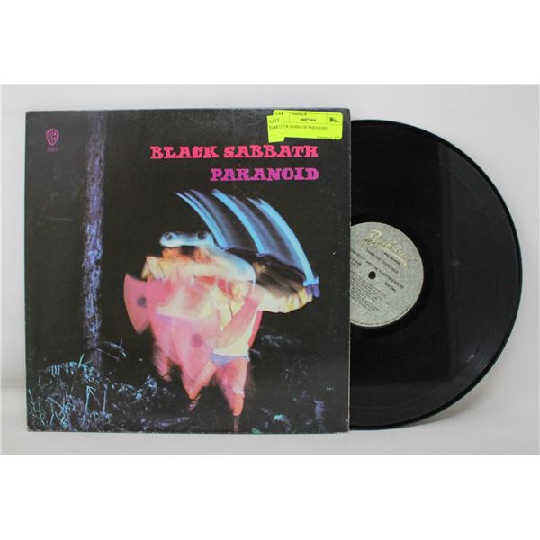 BLACK SABBATH PARANOID