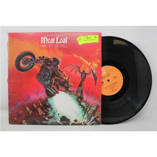MEAT LOAF BAT OUT OF HELL