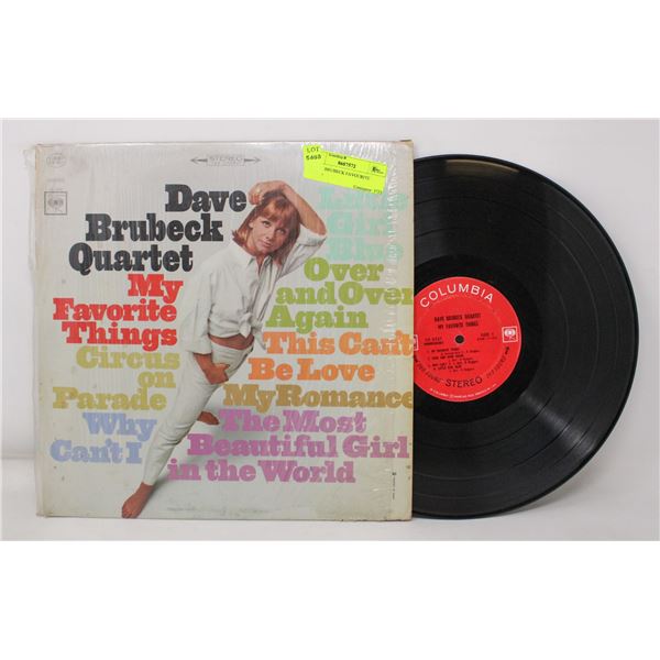 DRAVE BRUBECK FAVOURITE THINGS