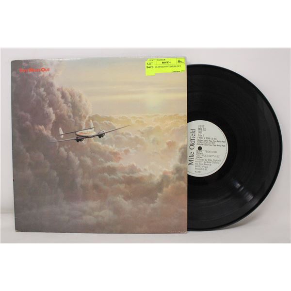 MIKE OLDFIELD FIVE MILES OUT
