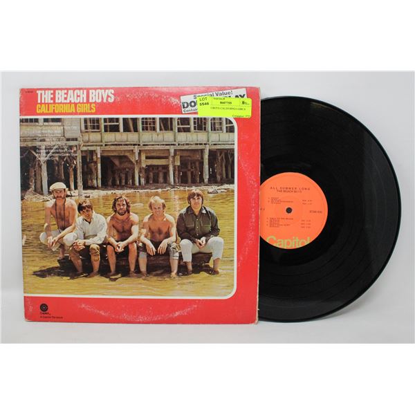 BEACH BOYS CALIFORNIA GIRLS