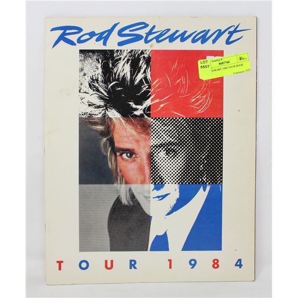 ROD STEWART 1984 TOUR BOOK
