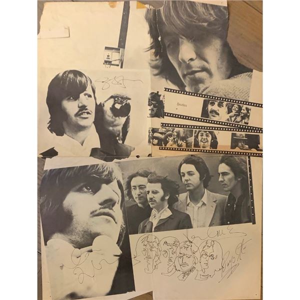 Signed Beatles Poster