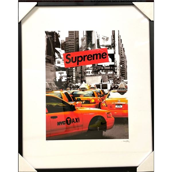 Supreme Limited Edition NYC Taxi Print from Fairchild Paris