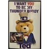 Image 1 : Signed & Framed Ted Thunder Buddy Poster