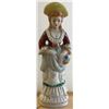 Image 1 : Fine Lady with Flower Basket, had a crack see photo