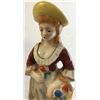 Image 3 : Fine Lady with Flower Basket, had a crack see photo