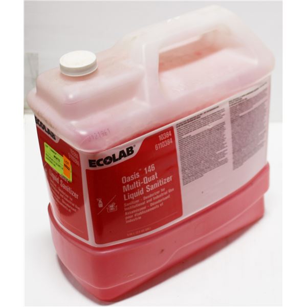 ECOLAB MULTI QUART LIQUID SANITIZER 9.46L