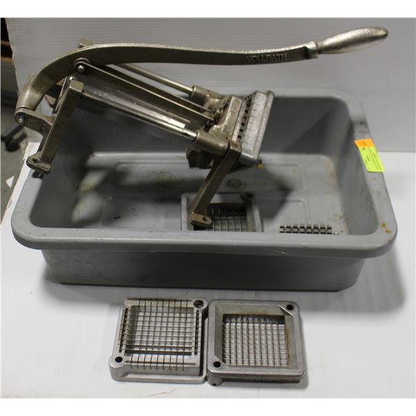 VOLLRATH FRENCH FRY PRESS /W EXTRA BLADES AND BUS