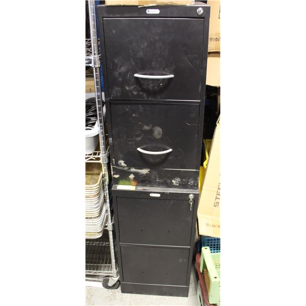 2 DOOR VERTICAL BLACK CABINET GRAND AND TOY