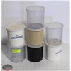 Image 1 : LOT OF 7 CAMBRO FOOD CONTAINERS /W SNAP LIDS