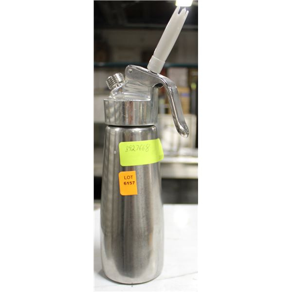STAINLESS STEEL WHIPPED CREAM DISPENSER