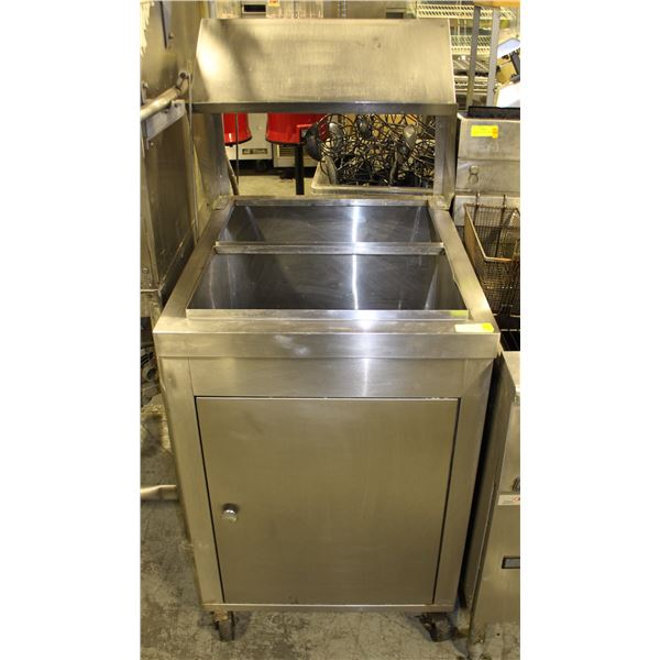 BREADING STATION ON CASTORS