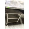 Image 5 : S/S WORK TABLE WITH HOT FOOD WARMERS ON CASTORS