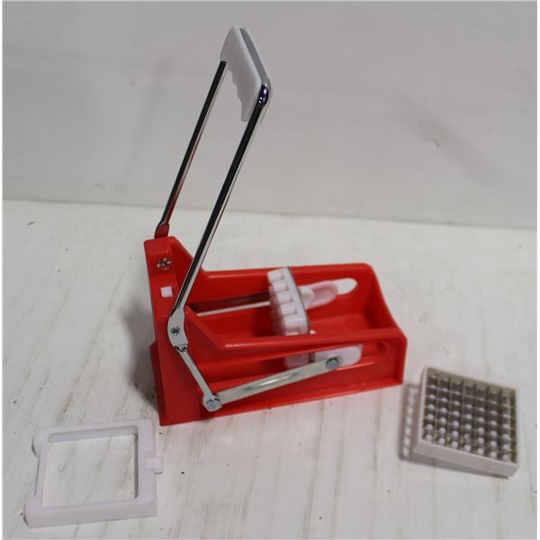 LEVER ACTION POTATO CUTTER W/ 2 BLADES