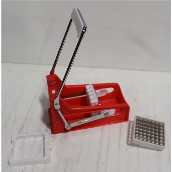 LEVER ACTION POTATO CUTTER W/ 2 BLADES