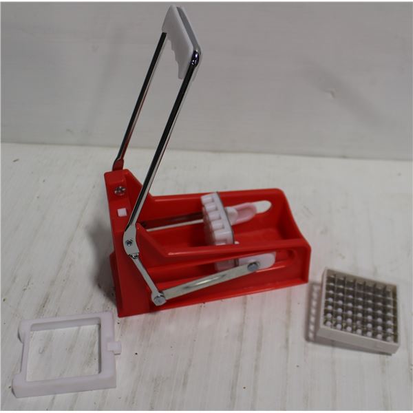 LEVER ACTION POTATO CUTTER W/ 2 BLADES