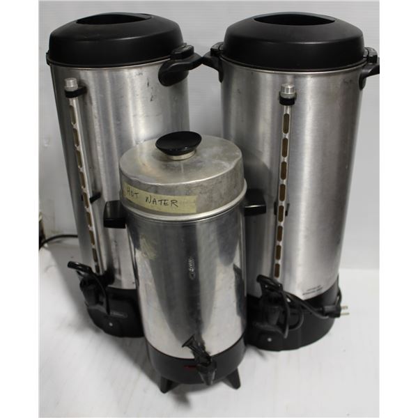 LOT OF 3 COMMERCIAL COFFEE BREWERS