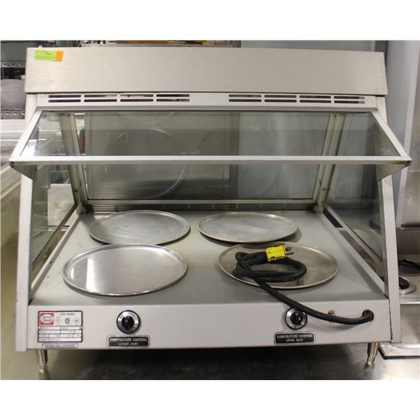 COUNTER TOP DISPLAY WARMER /W TOP AND BOTTOM HEAT