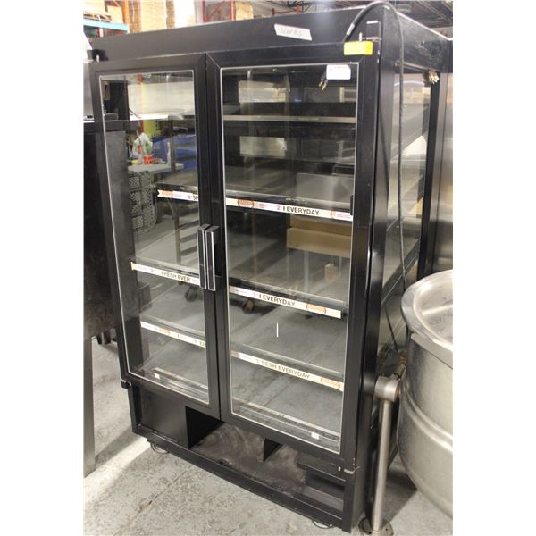 HATCO DOUBLE GLASS DOOR BAKERY DISPLAY CASE