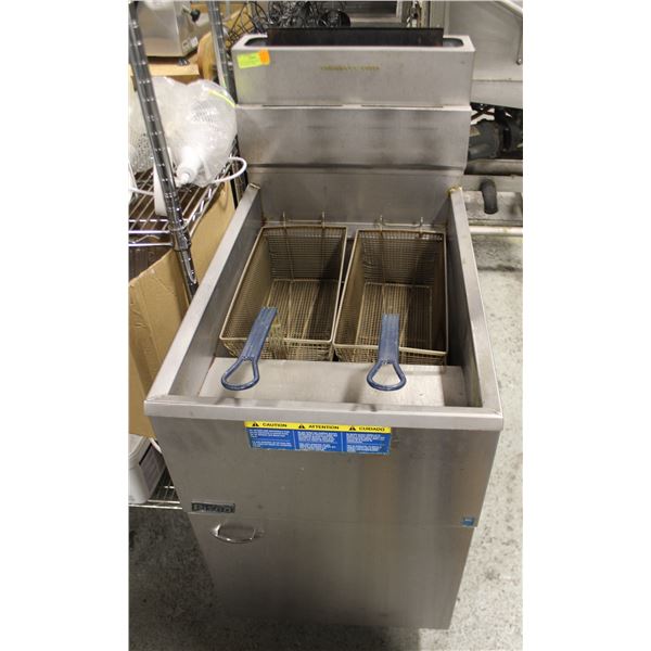PITCO GAS FRYER, LARGE OVER SIZED MODEL G13BA