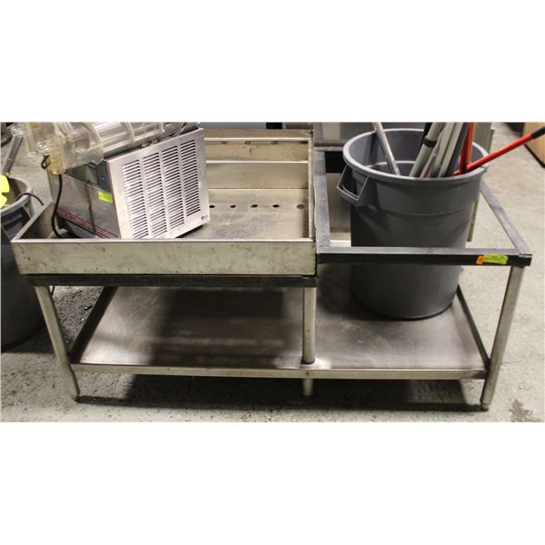 2 TIER STAINLESS EQUIPMENT SHELF