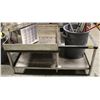 Image 1 : 2 TIER STAINLESS EQUIPMENT SHELF
