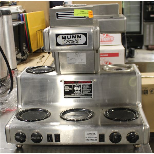 BUNN O MATIC 5 BURNER COFFEE BREWER