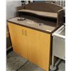 Image 1 : SERVICE COUNTER WITH WASTE AND RECYCLE CHUTE