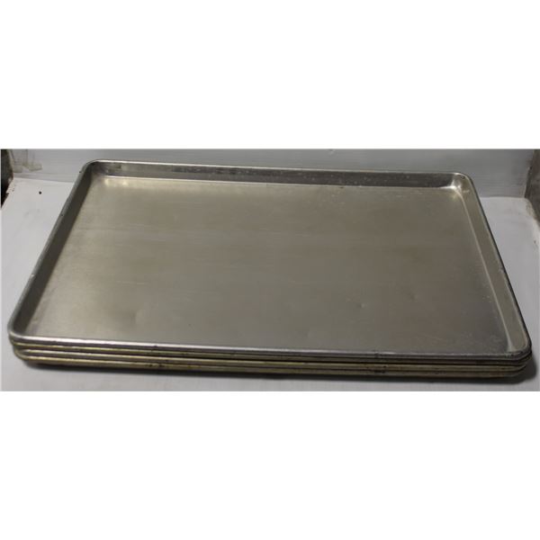 LOT OF 4 FULL SIZE BUN PANS