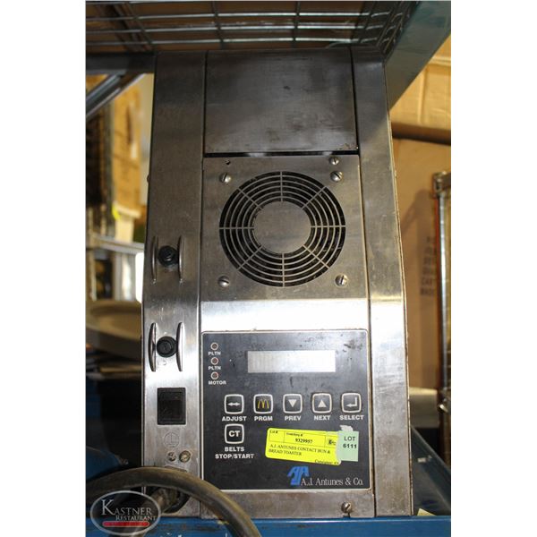 A.J. ANTUNES CONTACT BUN & BREAD TOASTER